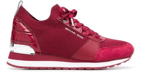 red michael kors tennis shoes|michael kors sneakers pink.